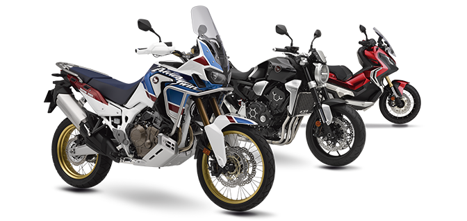 Gama de motos Honda